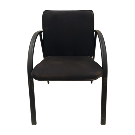 Emtrade Vergaderstoel, Set van 2 stoelen, 50x50 cm zitting, leuning 47 cm, gebruikt