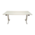 Emtrade Klaptafel, 160x70x73,5 cm, hout/metaal, wit, gebruikt