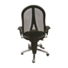 Topstar Topstar bureaustoel SITNESS 15, orthopedische zitting, gazen rugleuning, armleuningen, zwart, gebruikt