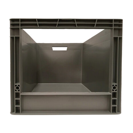 Embox Magazijnbak, 600x400x340 mm, euronorm, grijs kunststof, nieuw
