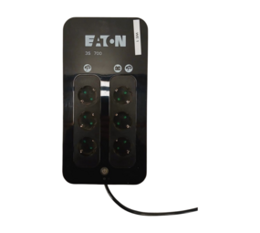 Eaton Eaton 3S700DIN, 700 VA UPS, offline, zwart, vrijstaand, gebruikt
