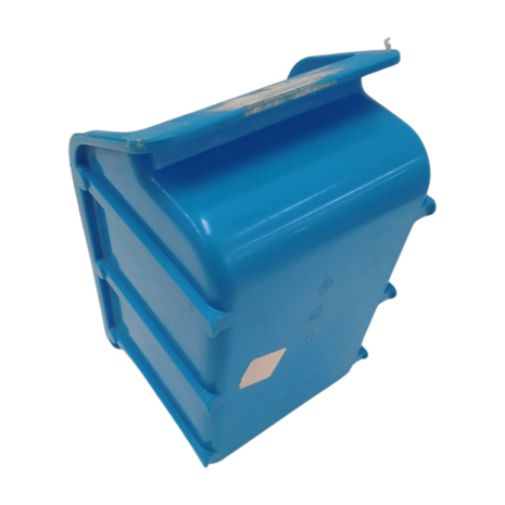 Emtrade Magazijnbak 250x150x125 mm, blauw pp, gebruikt