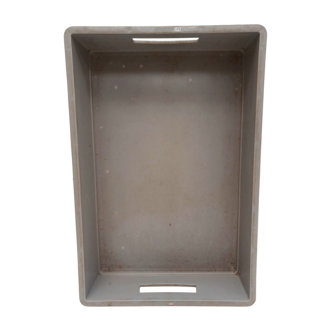 Auer Stapelbak 600x400x120 mm, grijs pp, gebruikt