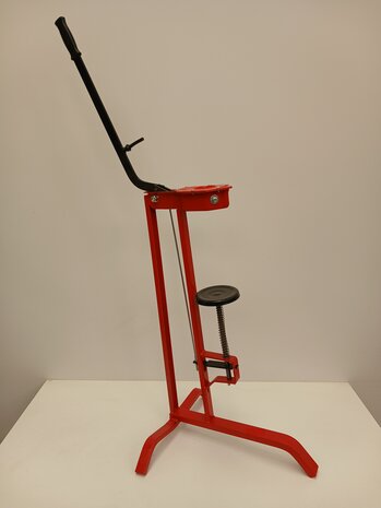 Kurkapparaat op voet, groot model, gebruikt