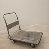 Plateauwagen, 900x600x870 mm, staal, gebruikt, 4 zwenkwielen