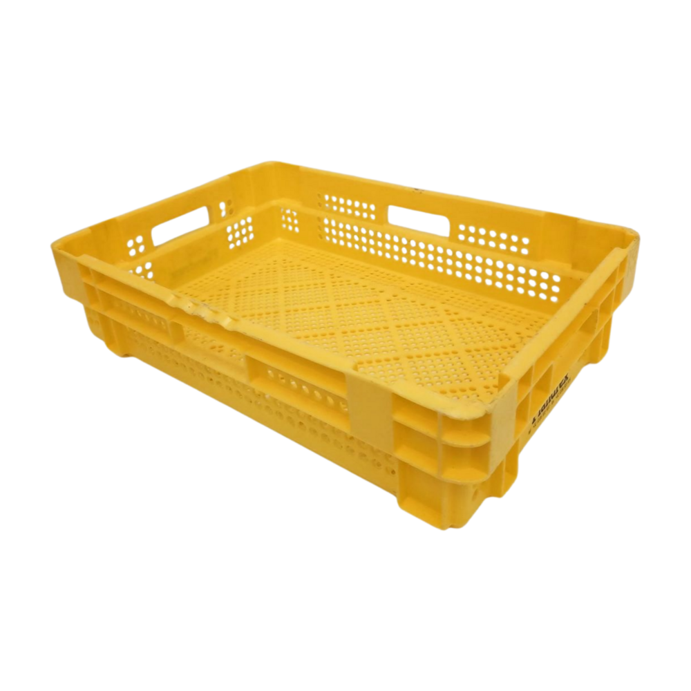 Nestbare Stapelkrat, 600x400x140 mm, euronorm, 23l, hdpe, gebruikt