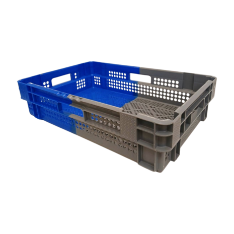 Nestbare Stapelkrat, 600x400x140 mm, euronorm, 23l, hdpe, gebruikt