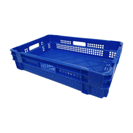 Nestbare Stapelkrat, 600x400x140 mm, euronorm, 23l, hdpe, gebruikt