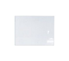 Transparante plexiglas label protector 90x68x1 mm voor distributiebakken 60x40 cm