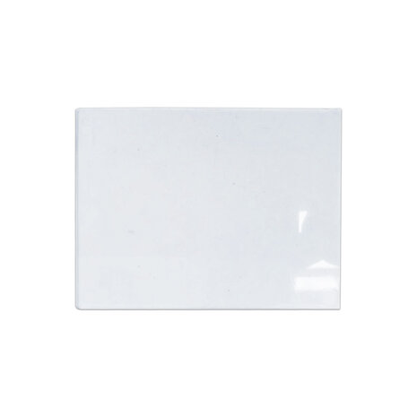 Transparante plexiglas label protector 90x68x1 mm voor distributiebakken 60x40 cm Transparante plexiglas label protector 90x68x1 mm voor distributiebakken 60x40 cm