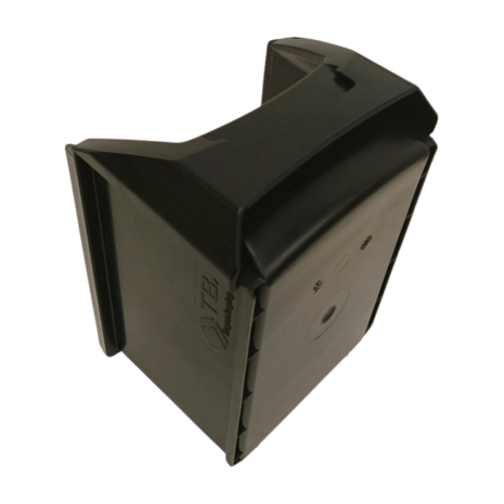 Emtrade Magazijnbak 220x140x125 mm, zwart pp, nieuw