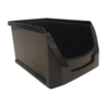 Emtrade Magazijnbak 220x140x125 mm, zwart pp, nieuw