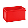 Emtrade (Nieuw) Stapelbak, 600x400x320 mm, euronorm, rood pp, nieuw