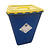 Mauser Transportvat 60 liter voor ziekenhuisafval blauw/geel, nieuw (rest) Mauser Transportvat 60 liter voor ziekenhuisafval blauw/geel, nieuw (rest)