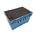 Schoeller Allibert Nestbare Stapelbak, 600x400x360 mm, euronorm, blauw kunststof, gebruikt