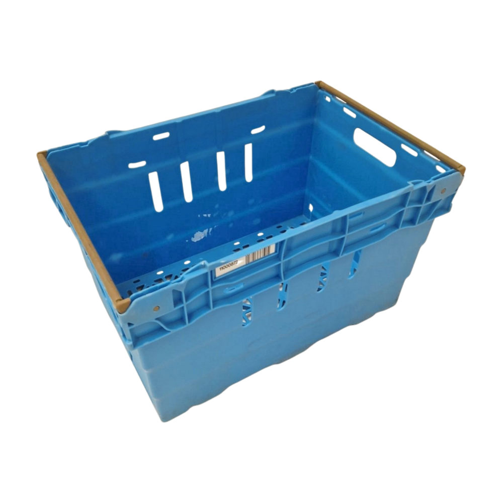 Schoeller Allibert Nestbare Stapelbak, 600x400x360 mm, euronorm, blauw kunststof, gebruikt Schoeller Allibert Nestbare Stapelbak, 600x400x360 mm, euronorm, blauw kunststof, gebruikt