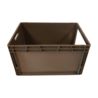Emtrade (Nieuw) Magazijnbak, 600x400x340 mm, euronorm, donkergrijs pp, nieuw