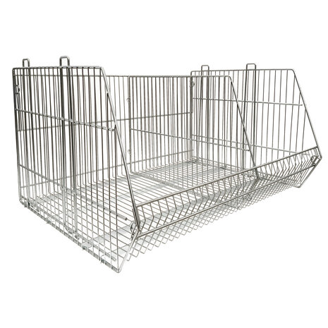 Emtrade Draadmand, 960x700x500 mm, verzinkt staal, demontabel, nieuw