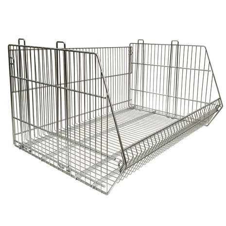 Emtrade Draadmand, 960x700x500 mm, verzinkt staal, demontabel, nieuw