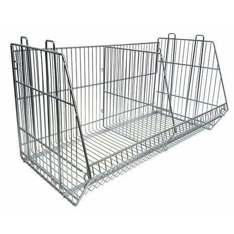 Emtrade Draadmand, 960x500x500 mm, verzinkt staal, demontabel, nieuw Emtrade Draadmand, 960x500x500 mm, verzinkt staal, demontabel, nieuw