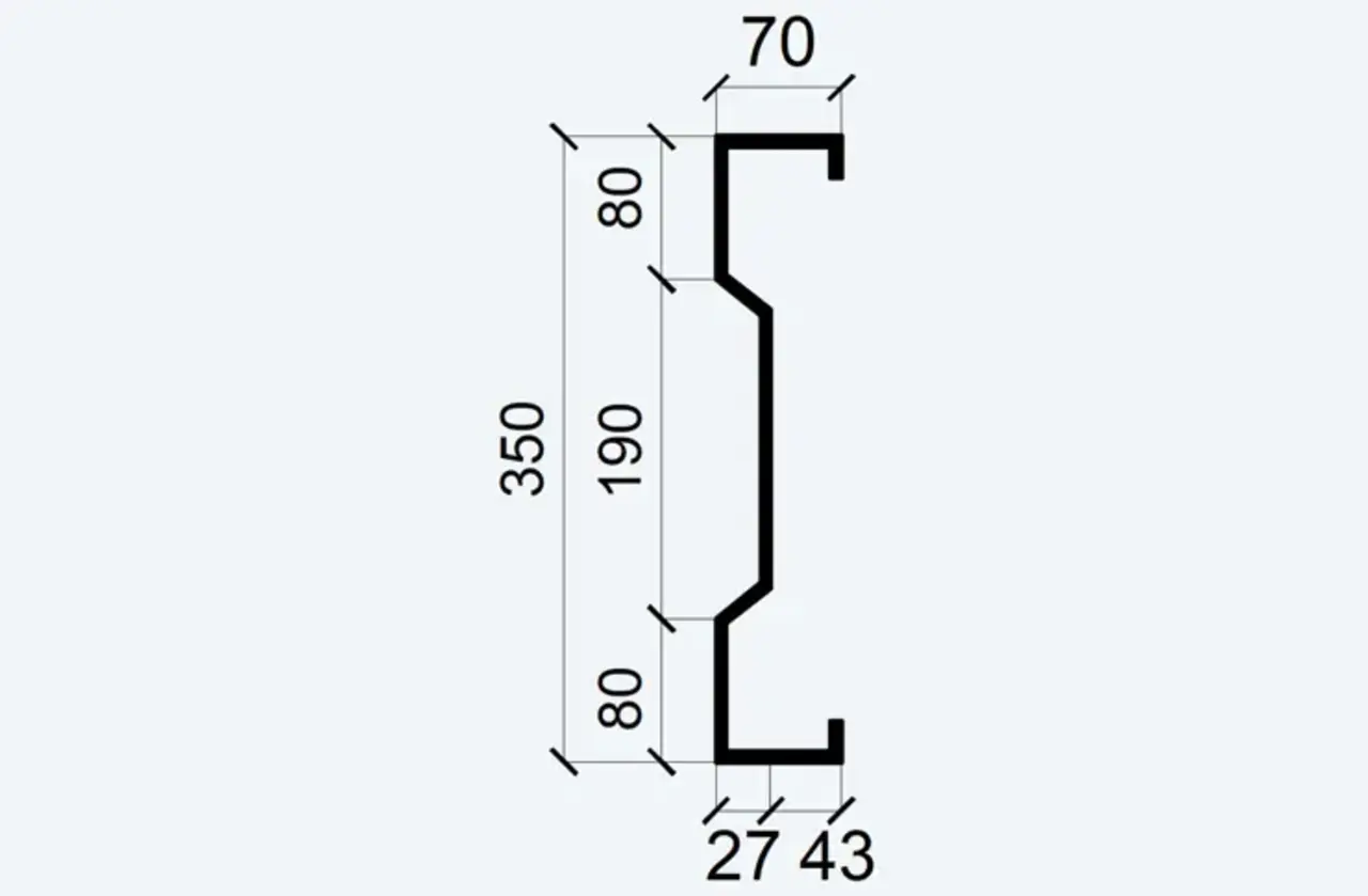 Entresolvloer Kinderbalken, Sigma 350mm hoog