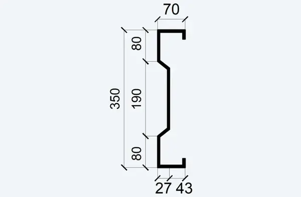 Entresolvloer Kinderbalken, Sigma 350mm hoog