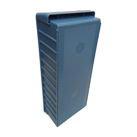 BITO Magazijnbak 600x234x140 mm, 15,4 liter, gesloten, stapelbaar, blauw, nieuw BITO Magazijnbak 600x234x140 mm, 15,4 liter, gesloten, stapelbaar, blauw, nieuw