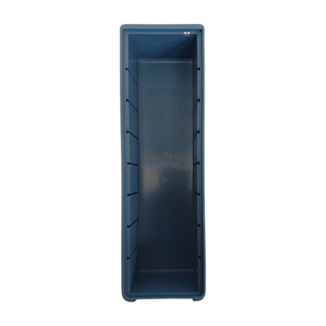 BITO Stellingbak, 400x117x90 mm, blauw kunststof, gebruikt