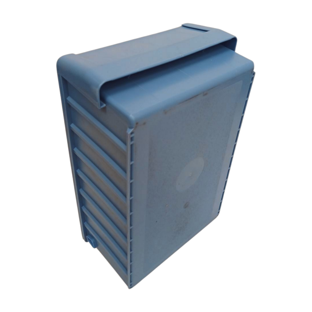 BITO Magazijnbak, 400x234x140 mm, blauw kunststof, gebruikt