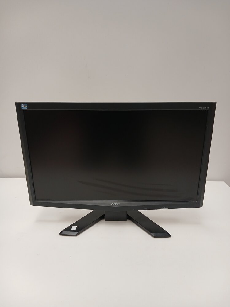 Acer Acer X223HQ Monitor, 21,5 inch, TN, Full HD 75Hz, Zwart, Gebruikt