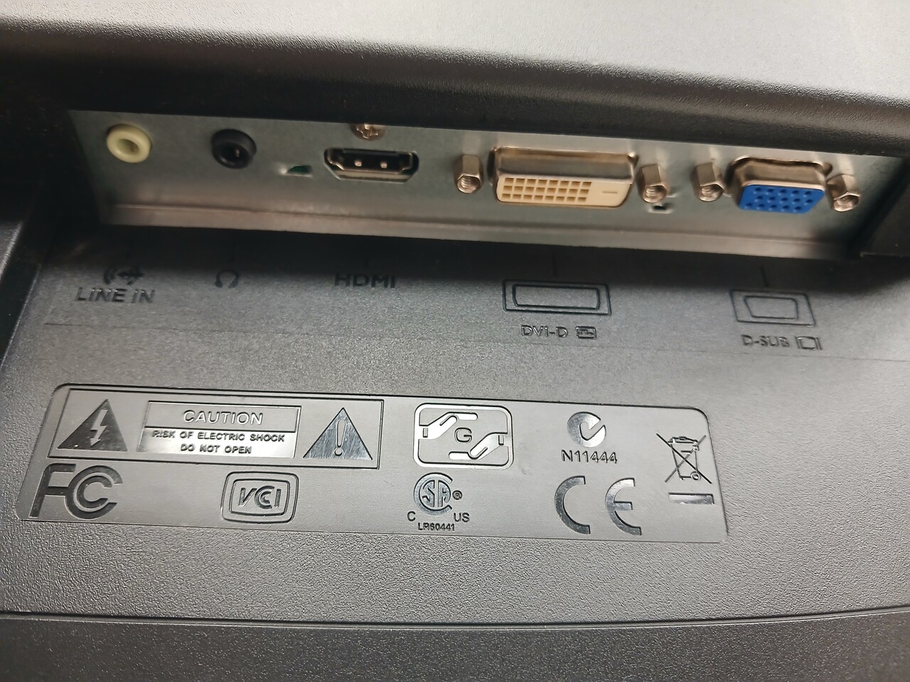 Benq BenQ GL2450 Monitor, 24 inch, TN, Full HD, 60Hz, zwart, gebruikt