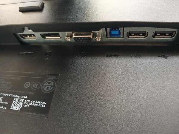 Dell Dell P2419H Monitor, 23,8 inch, Full HD, IPS, gebruikt