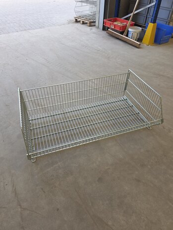 Emtrade Draadmand 115x64x36cm, verzinkt, gebruikt Emtrade Draadmand 115x64x36cm, verzinkt, gebruikt