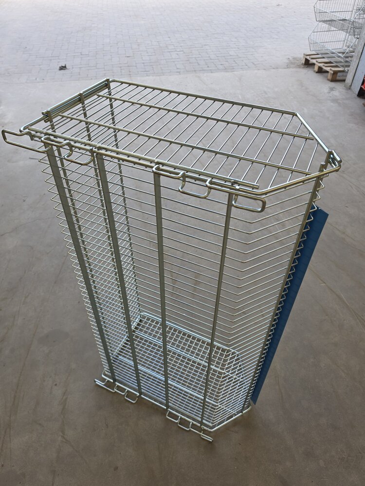 Emtrade Draadmand 115x64x36cm, verzinkt, gebruikt Emtrade Draadmand 115x64x36cm, verzinkt, gebruikt