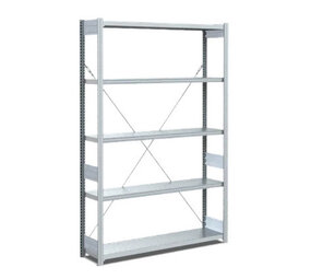 BITO Bito legbordstelling h185 x b100 x d30 cm met 5 niveaus, gebruikt