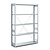 BITO Bito legbordstelling h185 x b100 x d30 cm met 5 niveaus, gebruikt