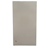 Emtrade Roldeurkast 100x45x195 cm, staal, grijs, zonder legborden, zonder sleutel, gebruikt