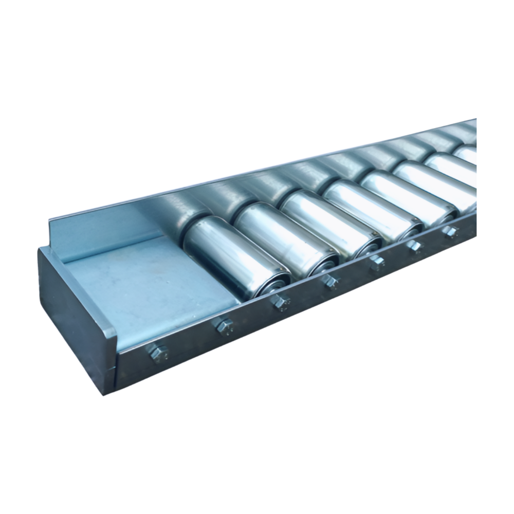 EmRoll Pallet rollerbaan rail staal met zijgeleiding, 150kg, nieuw