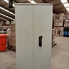 Emtrade Kluiskast 93x51,5x196 cm, staal, grijs, 2 legborden, inclusief 1 sleutel, gebruikt