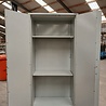 Emtrade Kluiskast 93x51,5x196 cm, staal, grijs, 2 legborden, inclusief 1 sleutel, gebruikt
