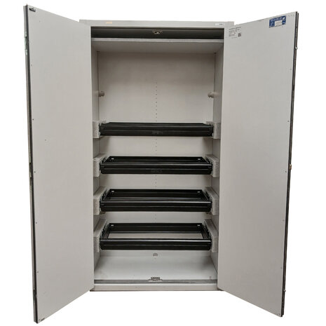 Priorit AG Brandwerende archiefkast, 106x49 x196 cm, staal, grijs, gebruikt Priorit AG Brandwerende archiefkast, 106x49 x196 cm, staal, grijs, gebruikt
