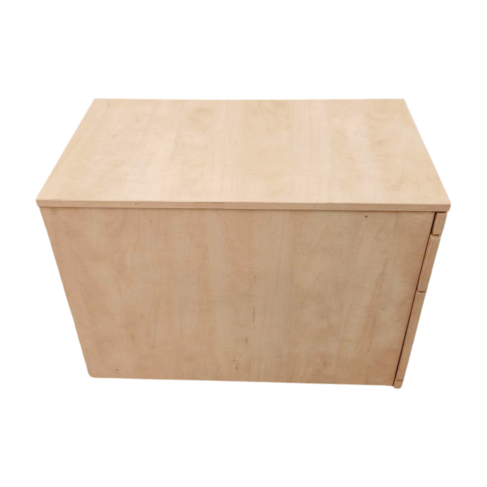 Emtrade Houten ladeblok 43x76,5x60 cm met 3 lades, op 4 wielen, gebruikt