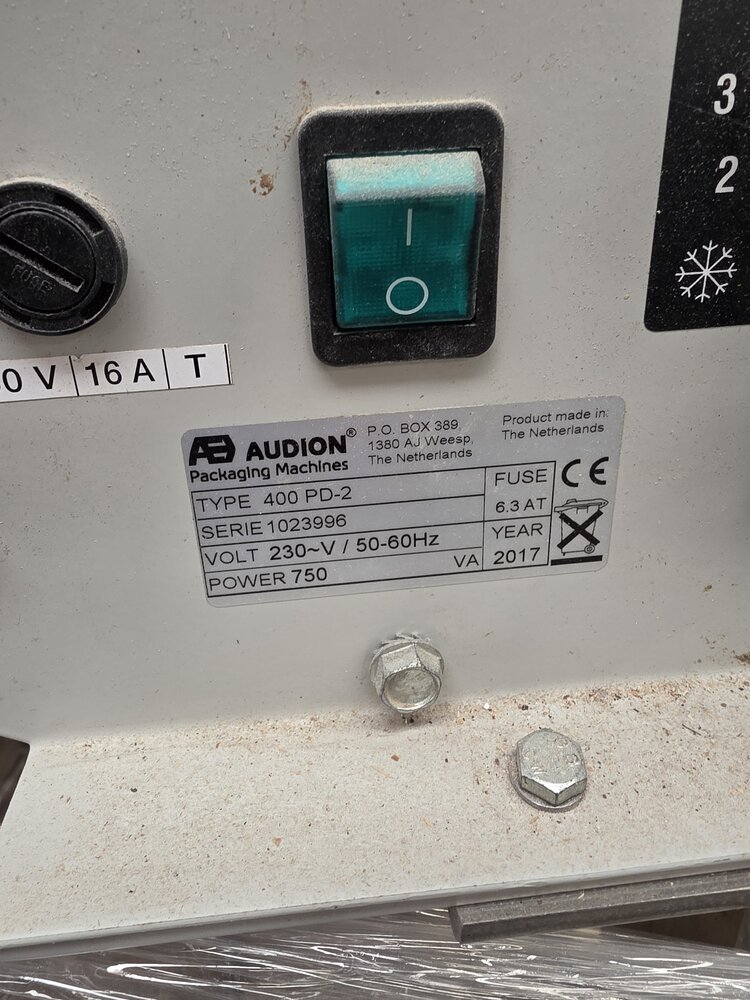 Audion Audion Pandyno 400 PD-2 vul-sealmachine, gebruikt