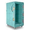Olivo Gekoelde container, Olivo Roll 900, kunststof, turquoise, gebruikt
