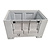 Schoeller Allibert Kunststof palletbox 1200x800x760mm met 1 luik, grijs, gebruikt