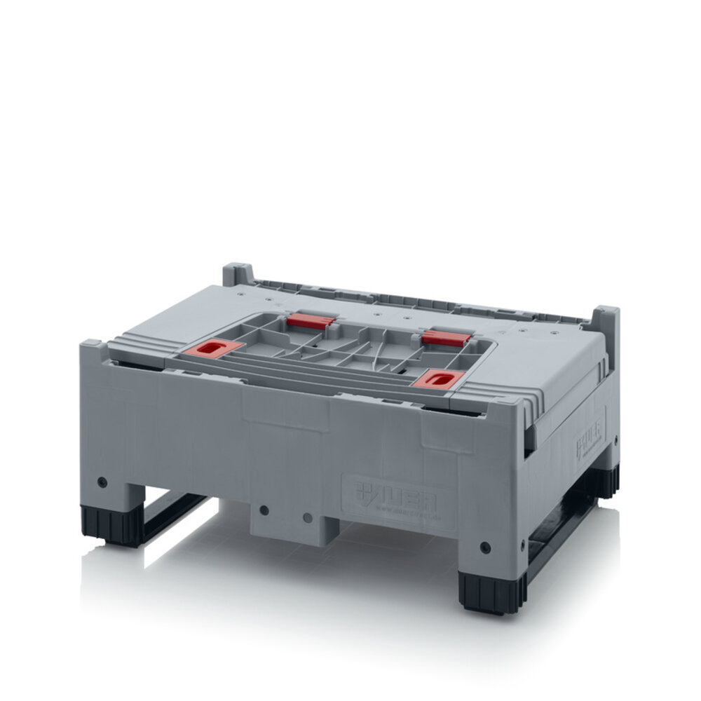 Auer Opvouwbare palletbox 800x600x730mm met 4 inwerpluiken, gebruikt