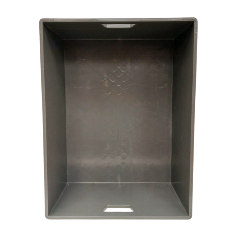 Emtrade Stapelbak 800x600x320 mm, donkergrijs pp kunststof, nieuw