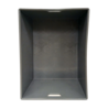 Emtrade Stapelbak 800x600x420 mm, donkergrijs pp kunststof, nieuw Emtrade Stapelbak 800x600x420 mm, donkergrijs pp kunststof, nieuw