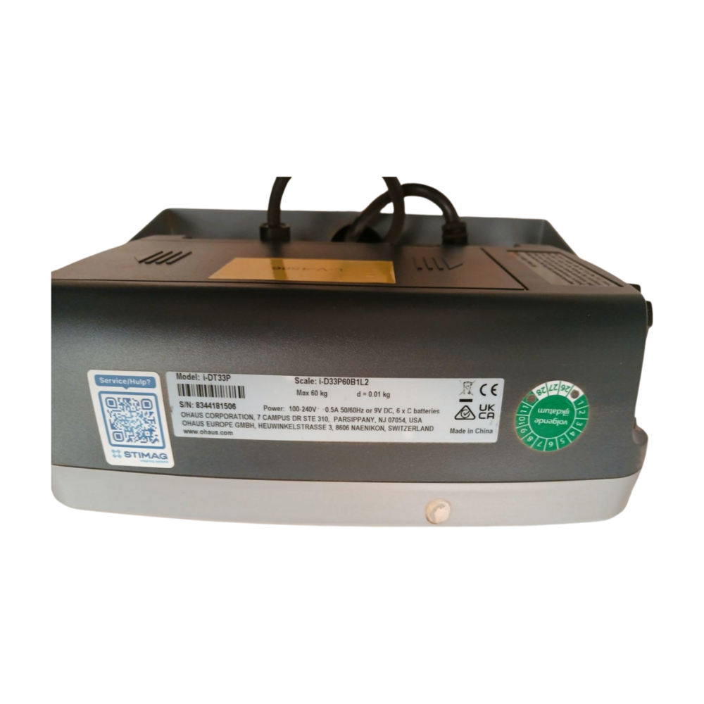 Ohaus Bankweegschaal Ohaus Defender 3000, 60 kg, LCD, industrieel, gebruikt