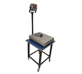 Ohaus Bankweegschaal Ohaus Defender 3000 T31P, 60 kg, LCD, industrieel, gebruikt Ohaus Bankweegschaal Ohaus Defender 3000 T31P, 60 kg, LCD, industrieel, gebruikt